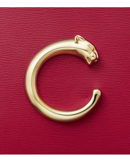 Cartier Red Panthère De Simple Card Holder