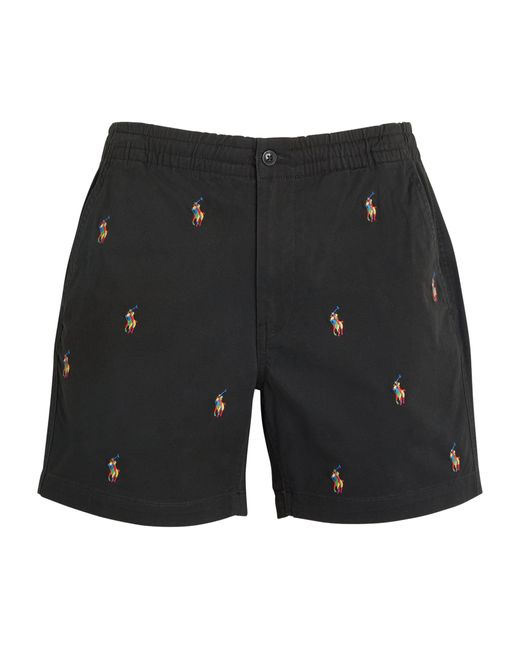 Polo Ralph Lauren Black Prepster Shorts for men