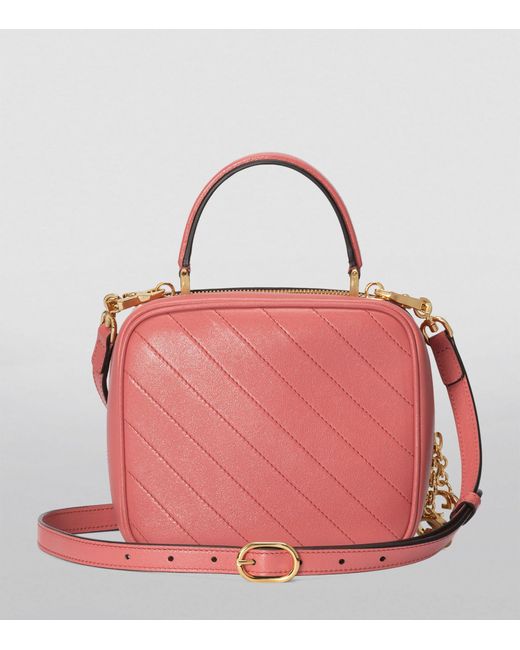 Gucci Pink Leather Blondie Top-handle Bag