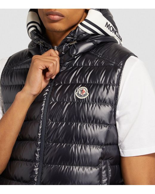 Moncler Gray Down-filled Clai Puffer Gilet for men