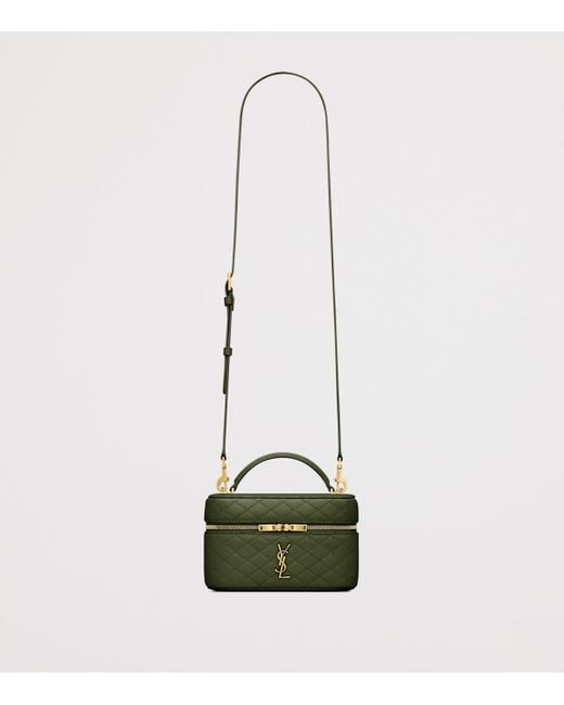 Saint Laurent Black Mini Gaby Top-Handle Bag