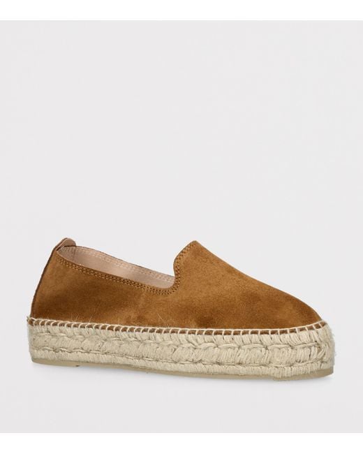 Manebí Brown Suede Hamptons Espadrilles