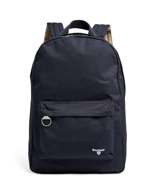 Barbour Blue Cotton Cascade Backpack for men