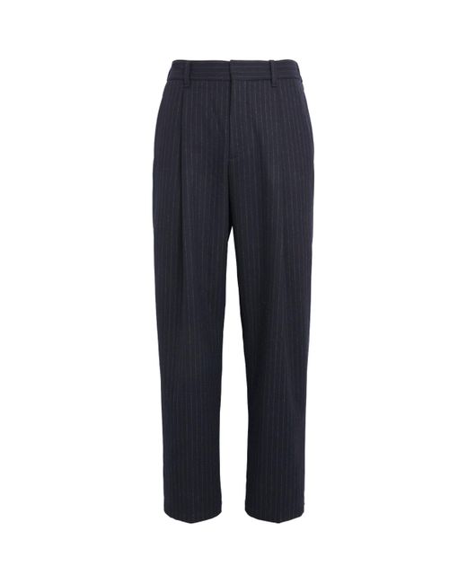 NN07 Blue Pinstripe Kay Tailored Trousers for men