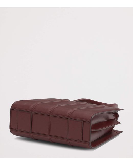 Max Mara Purple Micro Quilted Whitney Top-Handle Bag