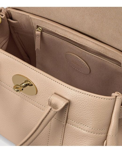 Mulberry Natural Small Leather Bayswater Satchel Bag
