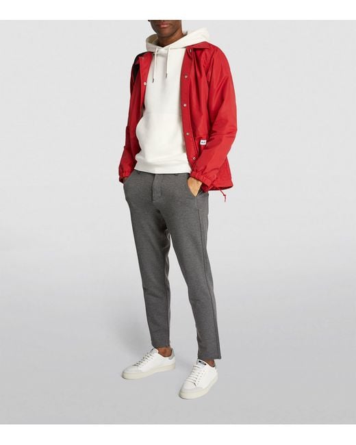 7 For All Mankind Gray Double-Knit Travel Chinos for men