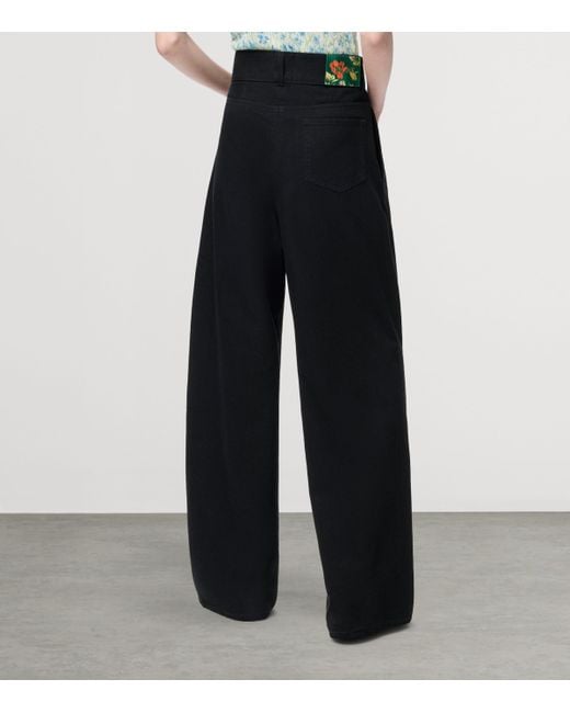 Loewe Blue Wrap Wide-Leg Jeans