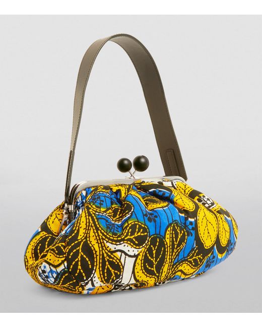 Weekend by Maxmara Medium African Wax Print Pasticcino Bag in Yellow | Lyst