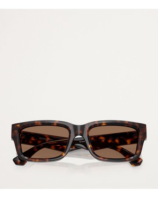 Burberry Brown Acetate Square Sunglasses