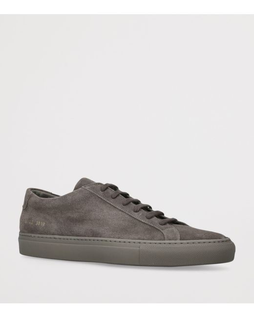 Common Projects Brown Suede Achilles 2.0 Sneakers for men