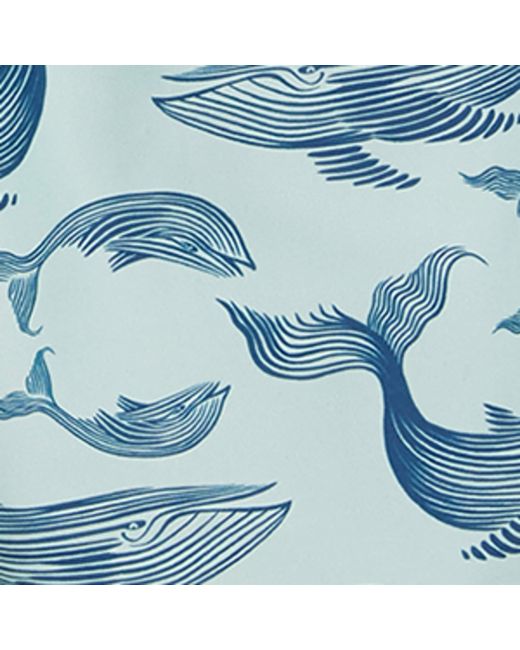 Vilebrequin Blue Whale Print Moorea Swim Shorts for men