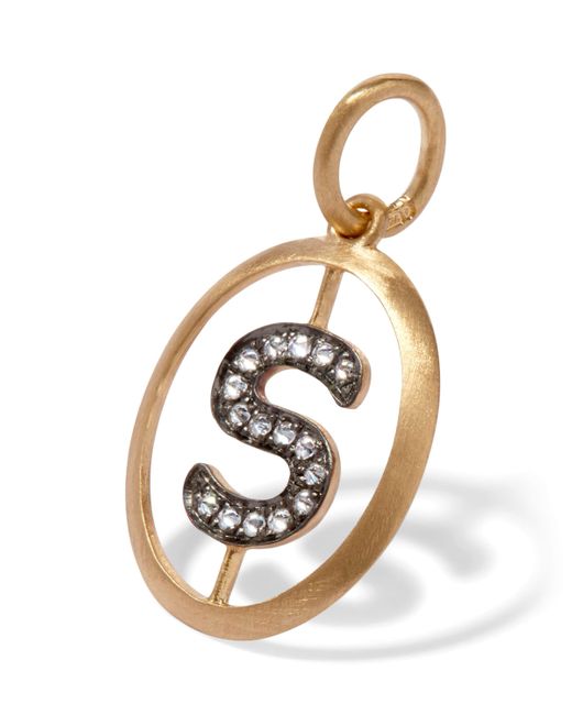 Annoushka Metallic And Diamond Initial S Pendant