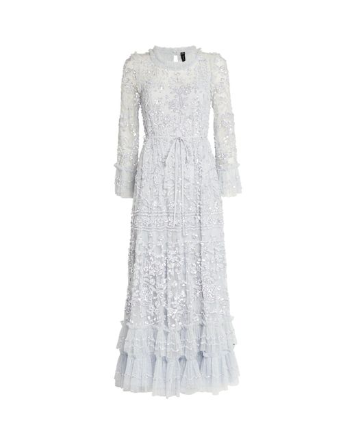 Needle & Thread White Celia Gown