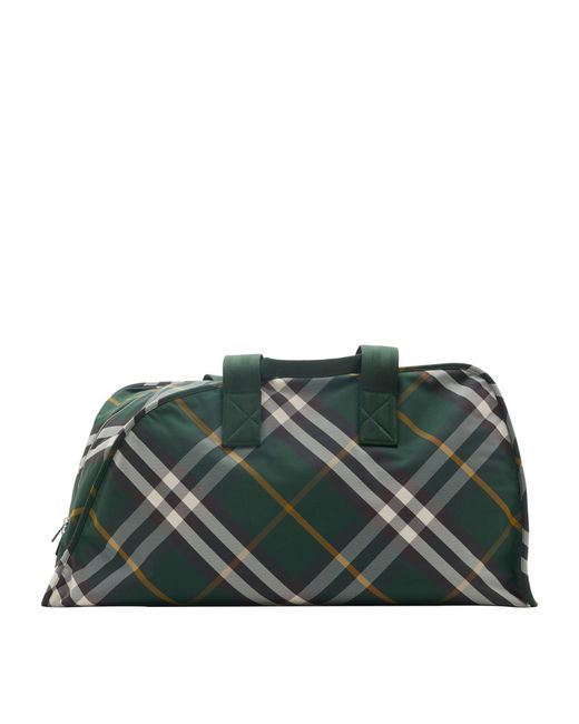 Burberry Green Large Shield Duffle Bag for men