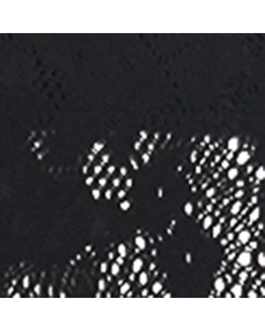 Wolford Black Infinite Rose Net Skirt