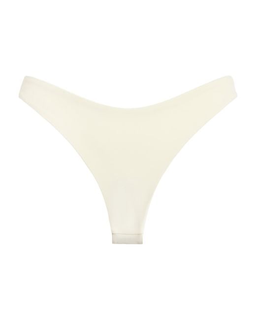 Away That Day White Fiji Bikini Bottoms