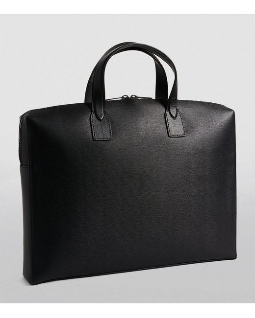 Paul Smith Black Leather Briefcase for men