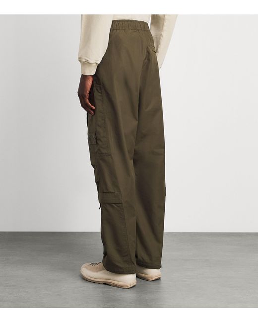 Stone Island Green Cotton-Canvas All-Weather Ghost Trousers for men
