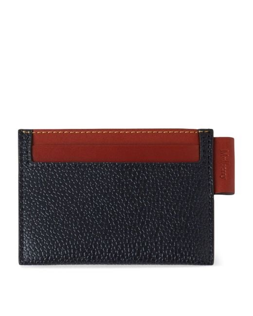 Mulberry Red Leather Card Holder