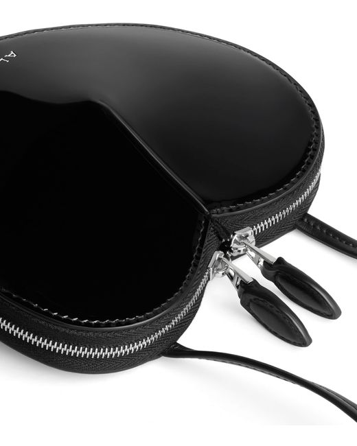 Alaïa Black Mini Patent Leather Le Coeur Shoulder Bag