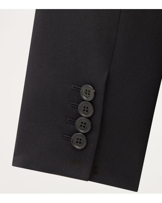 Saint Laurent Black Virgin Wool Blazer for men