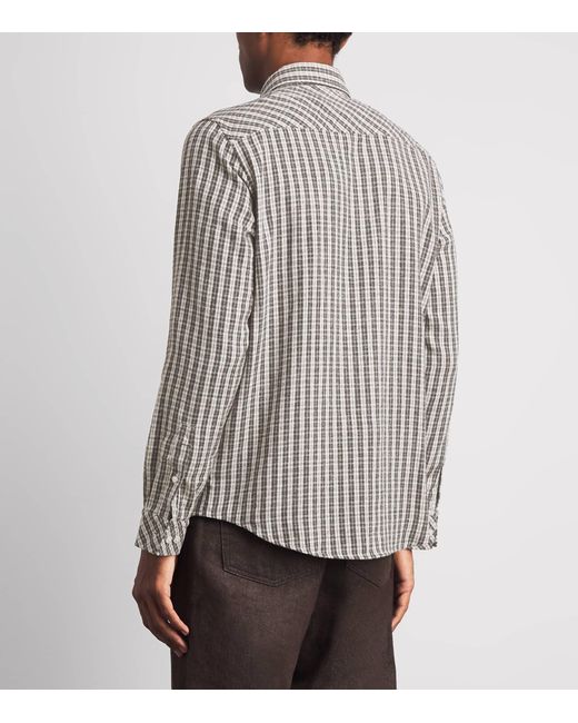 Samsøe & Samsøe Multicolor Organic Cotton Check Saryan Shirt for men