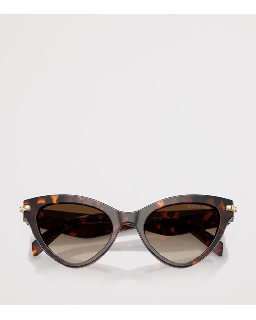 Michael Kors Brown Roanoke Cat Eye Sunglasses