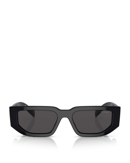 Prada Black Geometric Sunglasses for men