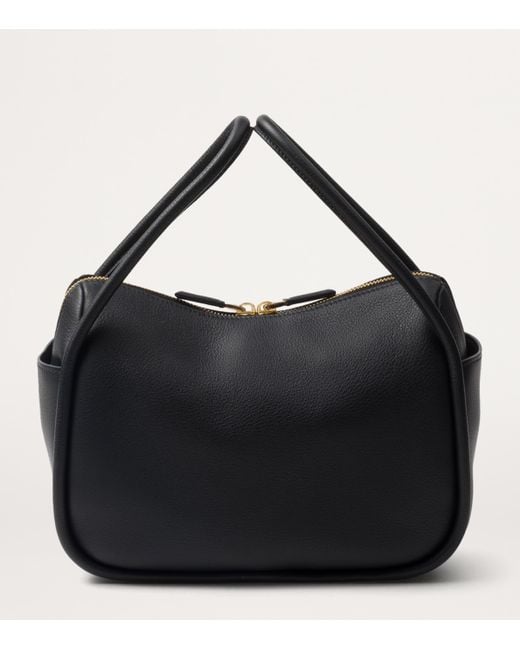 Prada Black Leather Darling Top-Handle Bag