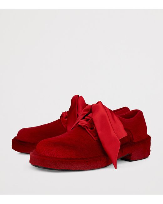 Christian Louboutin Red Derloon Derby Shoes for men