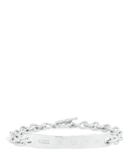 The Ouze White Sterling Hallmark Bracelet for men