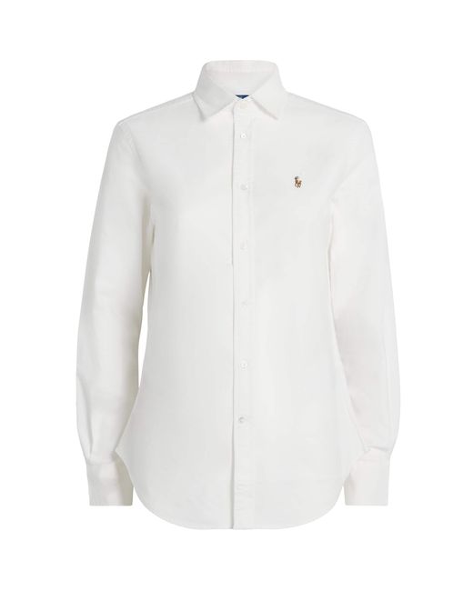 Polo Ralph Lauren White Cotton Polo Pony Shirt