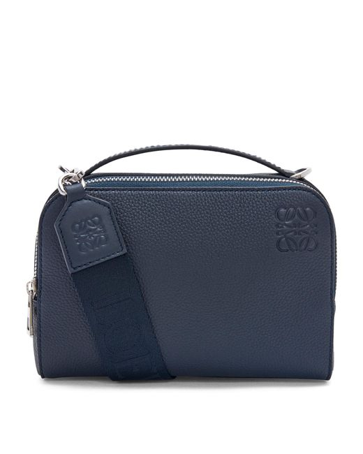 Loewe Blue Mini Leather Camera Cross-body Bag for men