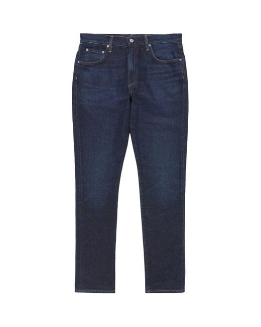 Citizens of Humanity Blue Adler Tapered Slim Jeans for men