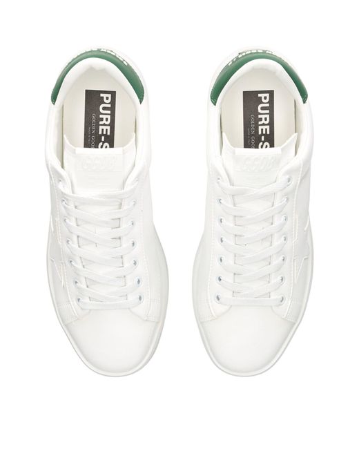 Golden Goose Deluxe Brand White Low-top Pure Star Sneakers for men