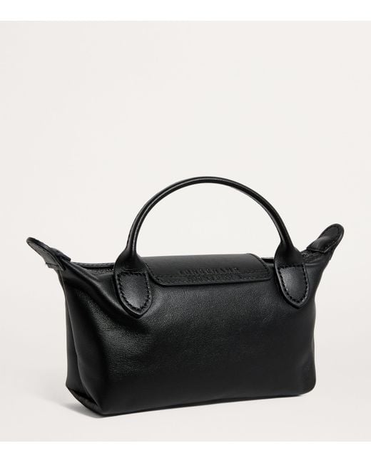Longchamp Black Extra-Small Leather Le Pliage Xtra Pouch