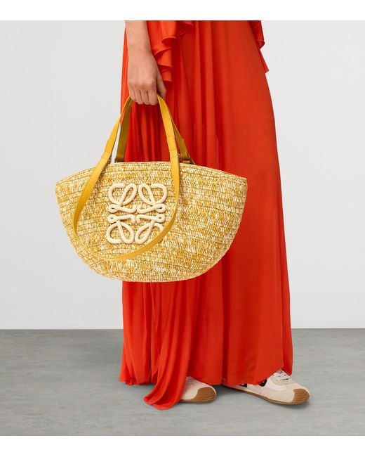 Loewe Metallic X Paula's Ibiza Medium Eclipse Basket Bag
