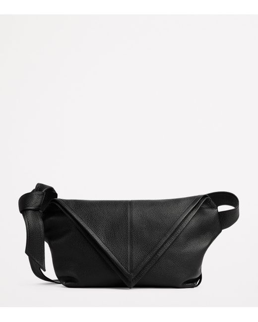 Bottega Veneta Black Leather Sawyer Shoulder Bag for men