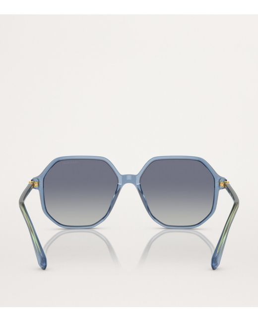 Swarovski Gray Oversized Sk6003 Sunglasses