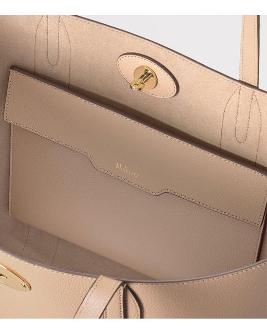 Mulberry Natural Small Leather Bayswater Tote Bag