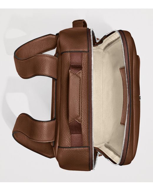 Montblanc Brown Leather Companion Backpack