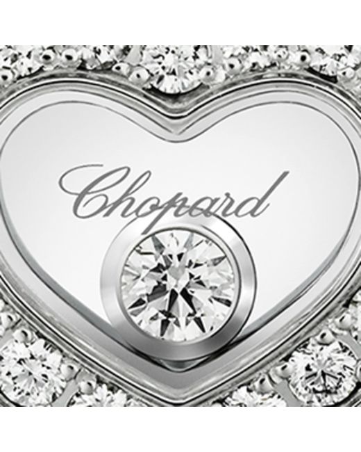 Chopard Metallic And Diamond Happy Diamonds Icons Earrings