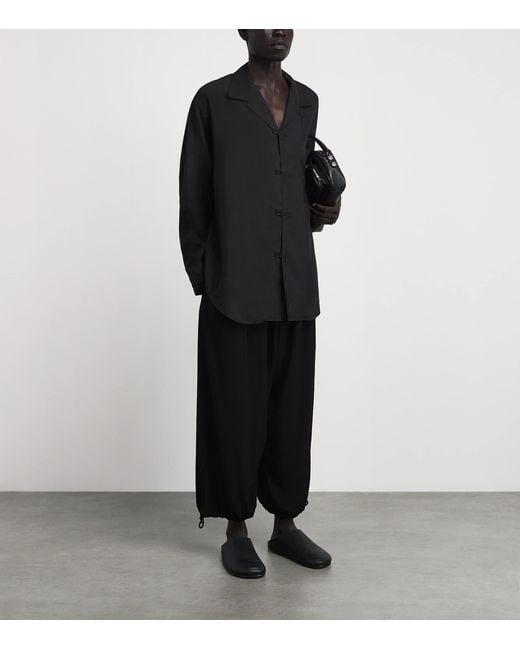 Yohji Yamamoto Black Relaxed Shirt for men