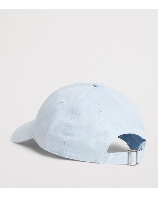 Drole de Monsieur White Cotton La Casquette Baseball Cap for men