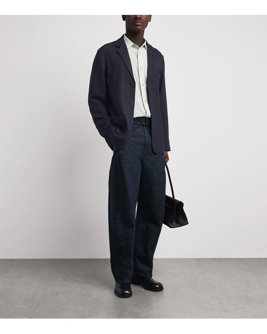 Paul Smith Blue Wool-Blend Unstructured Blazer for men