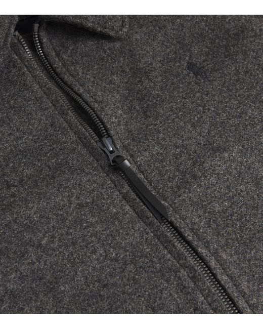 Polo Ralph Lauren Black Wool Langdon Jacket for men