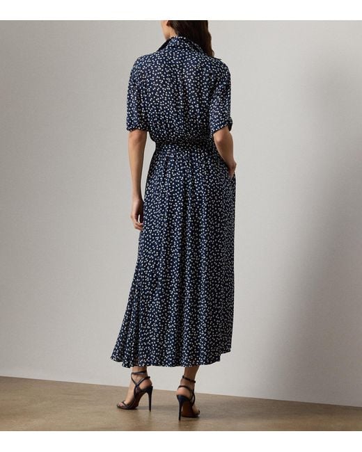 Ralph Lauren Blue Sura Midi Shirt Dress
