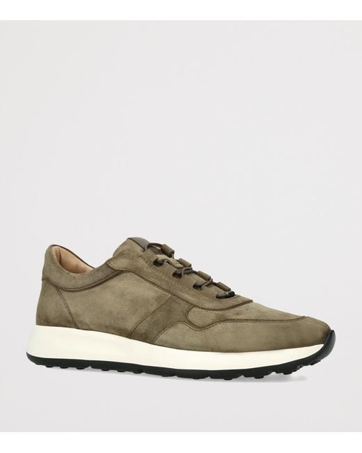 Tod's Green Suede Allacciato 79K Sneakers for men