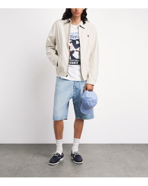 Polo Ralph Lauren White X Wimbledon Printed T-Shirt for men